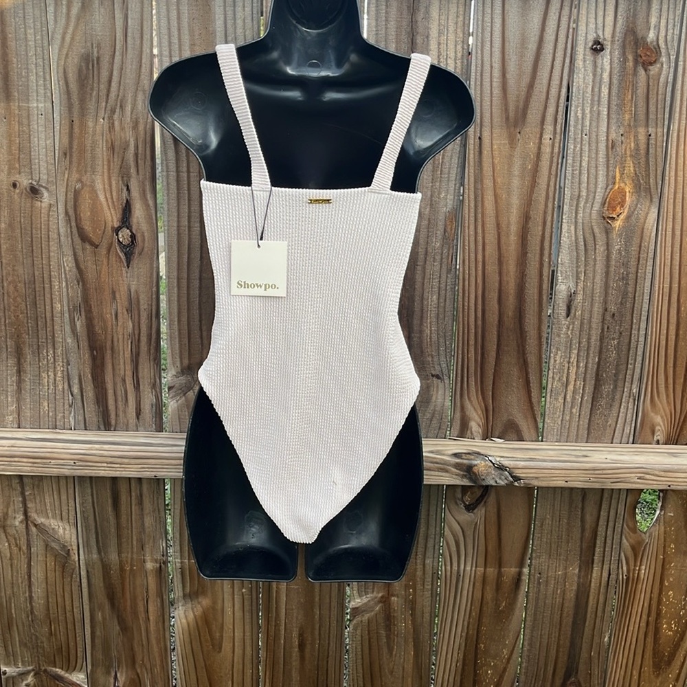 Cream Ribbed Bodysuit - Picture 5 of 7